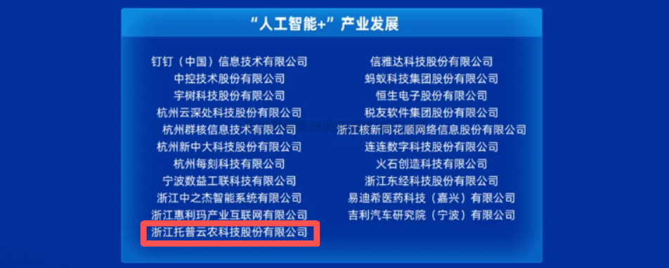 新入！！！大红鹰娱乐官网获评浙江省首批“AI+”前锋企业